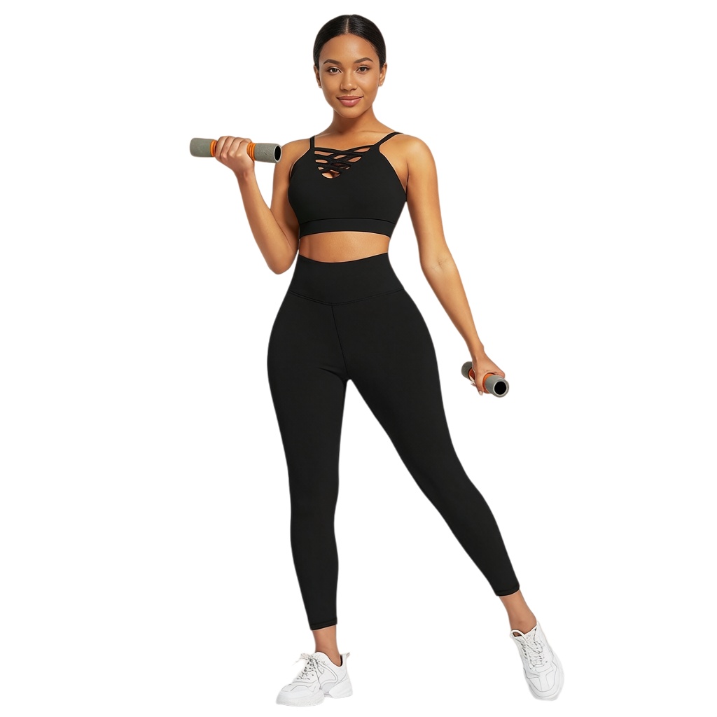 3 Pieces Women's Yoga Fitness  - Fitness & Nutrition Lab Zapopan ulasan dan harga
