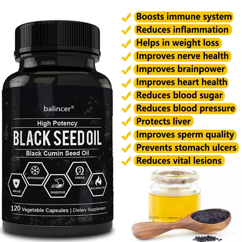 Black Cumin Seed Oil - Support - Black Seed Oil Capsule ulasan dan harga