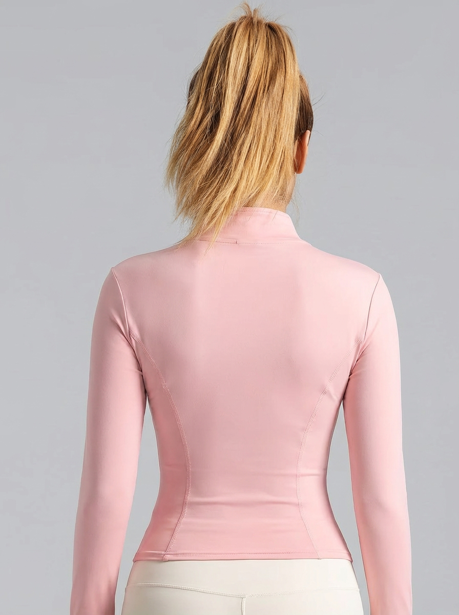 New Women Light Pink Yoga Coat - Fitness & Nutrition Lab Zapopan ulasan dan harga