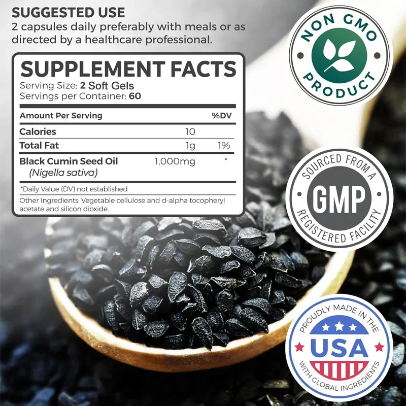 Black Seed Oil Capsules - Supp - Black Seed Oil Capsule ulasan dan harga