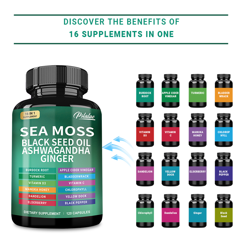Sea Moss | Black Seed Oil | As - Black Seed Oil Capsule ulasan dan harga
