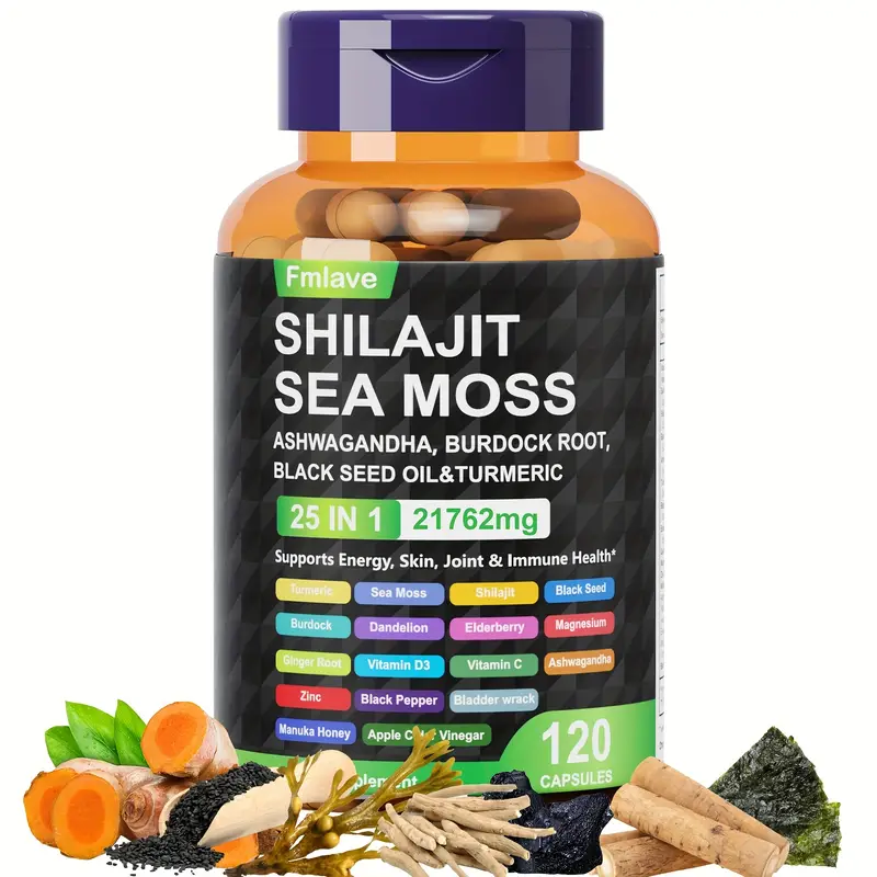 Fmlave 25 in 1 Sea Moss Black  - Black Seed Oil Capsule ulasan dan harga