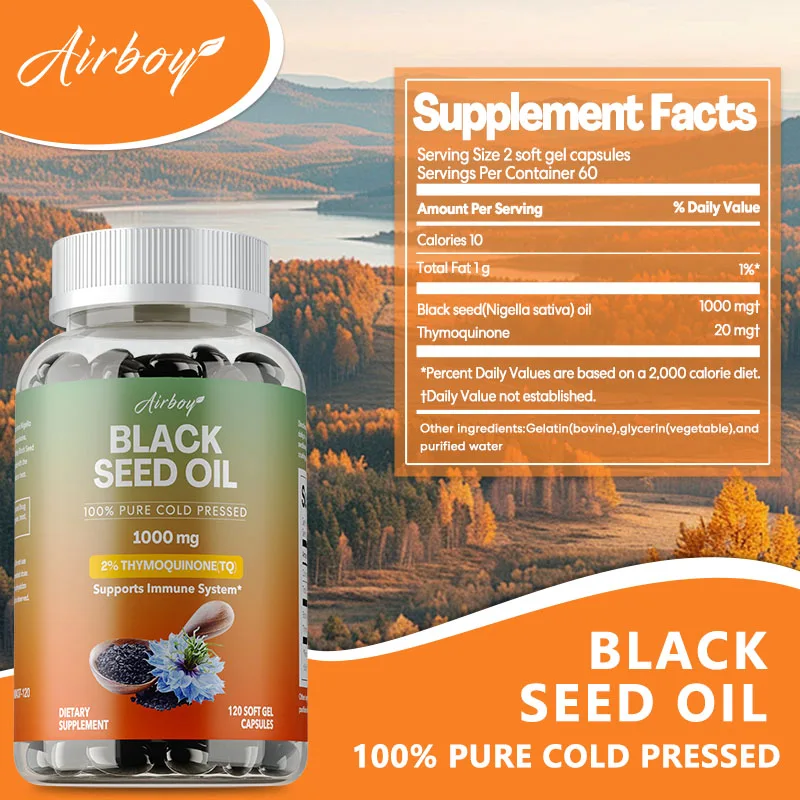 Black Seed Oil Capsules - Bene - Black Seed Oil Capsule ulasan dan harga