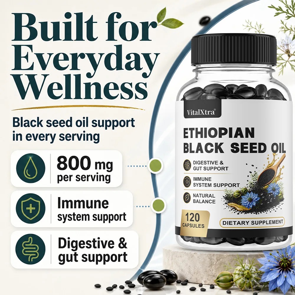 Ethiopian Black Seed Oil Softg - Black Seed Oil Capsule ulasan dan harga