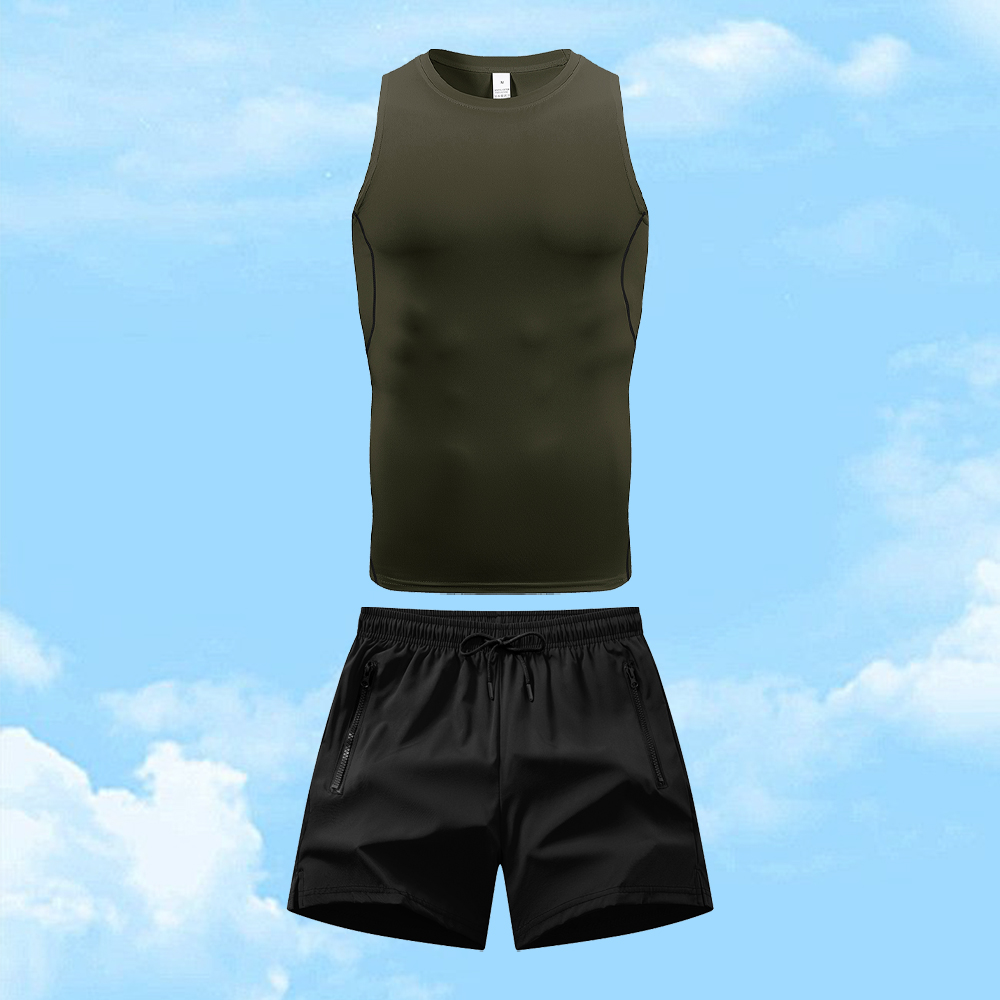 Men's Casual Sportswear Set Qu - Fitness & Nutrition Lab Zapopan ulasan dan harga
