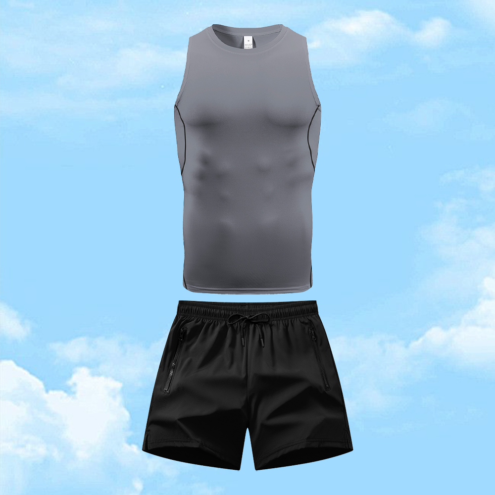 Men's Casual Sportswear Set Qu - Fitness & Nutrition Lab Zapopan ulasan dan harga