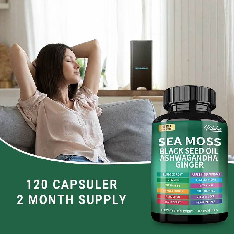 Sea Moss | Black Seed Oil | As - Black Seed Oil Capsule ulasan dan harga