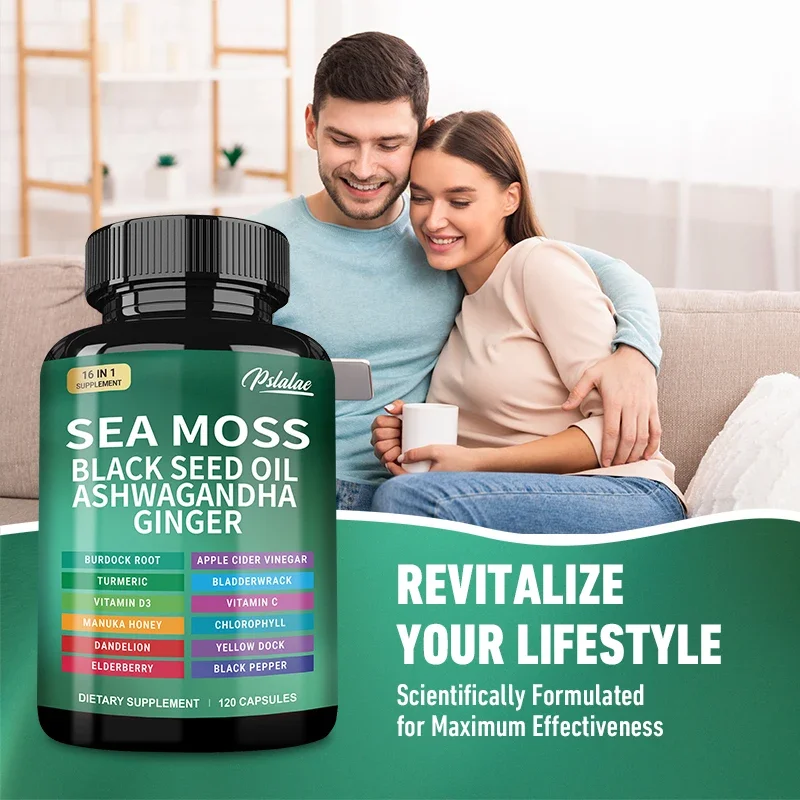 Sea Moss | Black Seed Oil | As - Black Seed Oil Capsule ulasan dan harga
