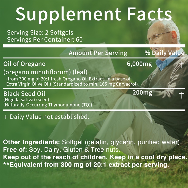 Oil of Oregano - Contains Blac - Black Seed Oil Capsule ulasan dan harga