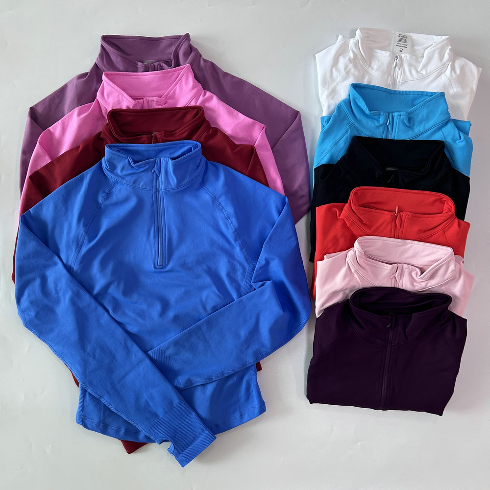 No Logo Yoga Jacket With Half  - Fitness & Nutrition Lab Zapopan ulasan dan harga