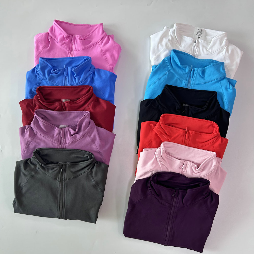 No Logo Yoga Jacket With Half  - Fitness & Nutrition Lab Zapopan ulasan dan harga