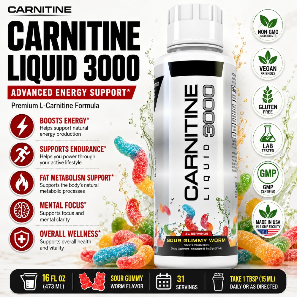 L-Carnitine Liquid 3000mg Sour - L-Carnitine Liquid ulasan dan harga