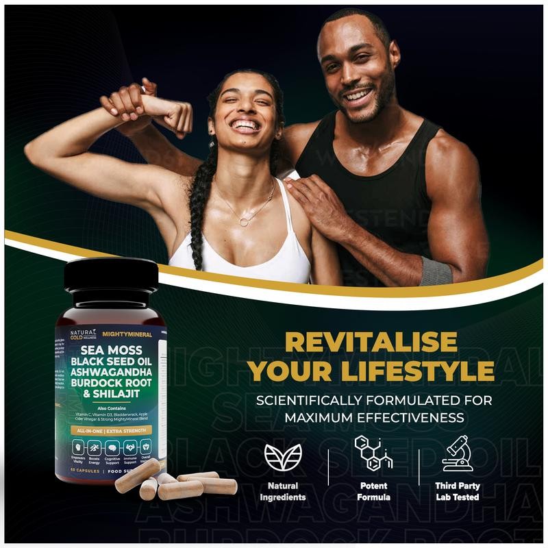 Black Seed Oil, Shilajit, Sea  - Black Seed Oil Capsule ulasan dan harga